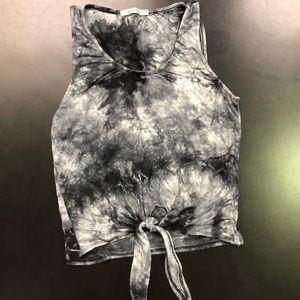 SALE 3 for $5 Black & White Tie Dye Tank Top